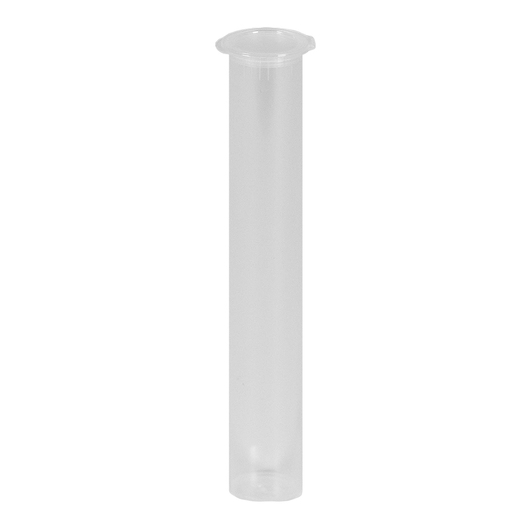 115mm Glass Pre-Roll Tubes with Black Child Resistant Cap (Ridged) 